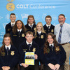 FFA Officers attending COLT Conference – Back (from left): Colson Allen, Grant Breeze and Chase Green. Middle: Joslyn Galvan, Katie Breeze and Adviser Brent Ervin. Seated: Clara Duncan, Chickasha, state reporter, Trenton Ervin and Kylee Falasco, Weatherford, southwest area vice-president. (courtesy photo)