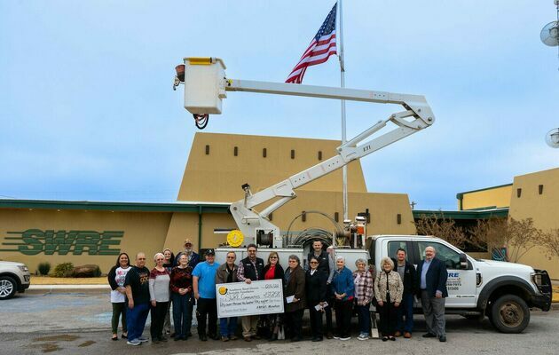 SWRE distributed $57,258 in grants among 20 organizations within the co-op’s Oklahoma and Texas service territory. The recipients were recognized at a reception held at SWRE headquarters in Tipton on December 6. (courtesy photo)